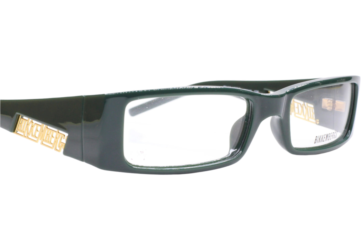 Bikkembergs BK04503 Dark Green Gold Luxury Italy Eyeglasses -Wo Optical Frames ABC Optical Eyeglasses