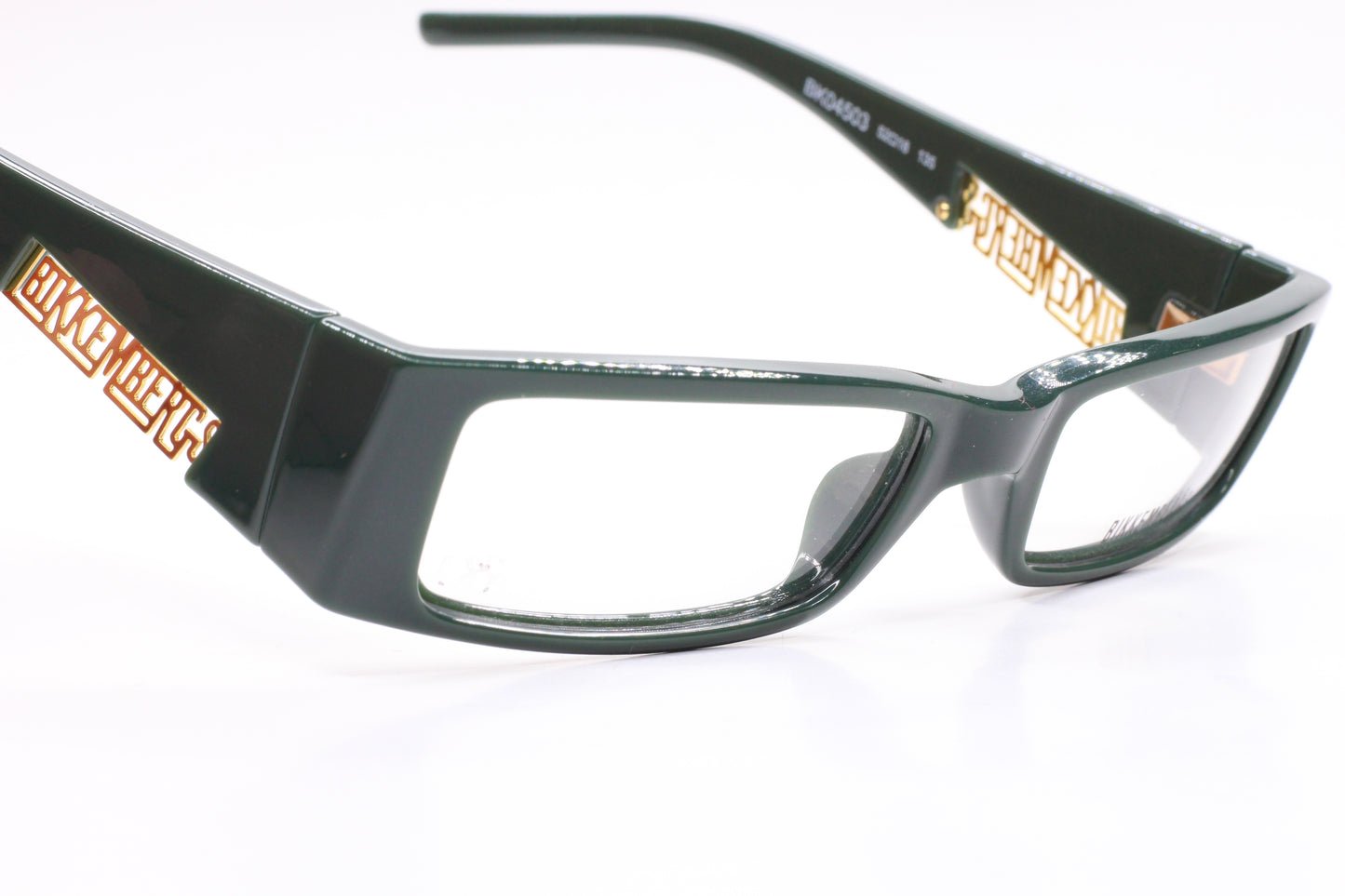 Bikkembergs BK04503 Dark Green Gold Luxury Italy Eyeglasses -Wo Optical Frames ABC Optical Eyeglasses