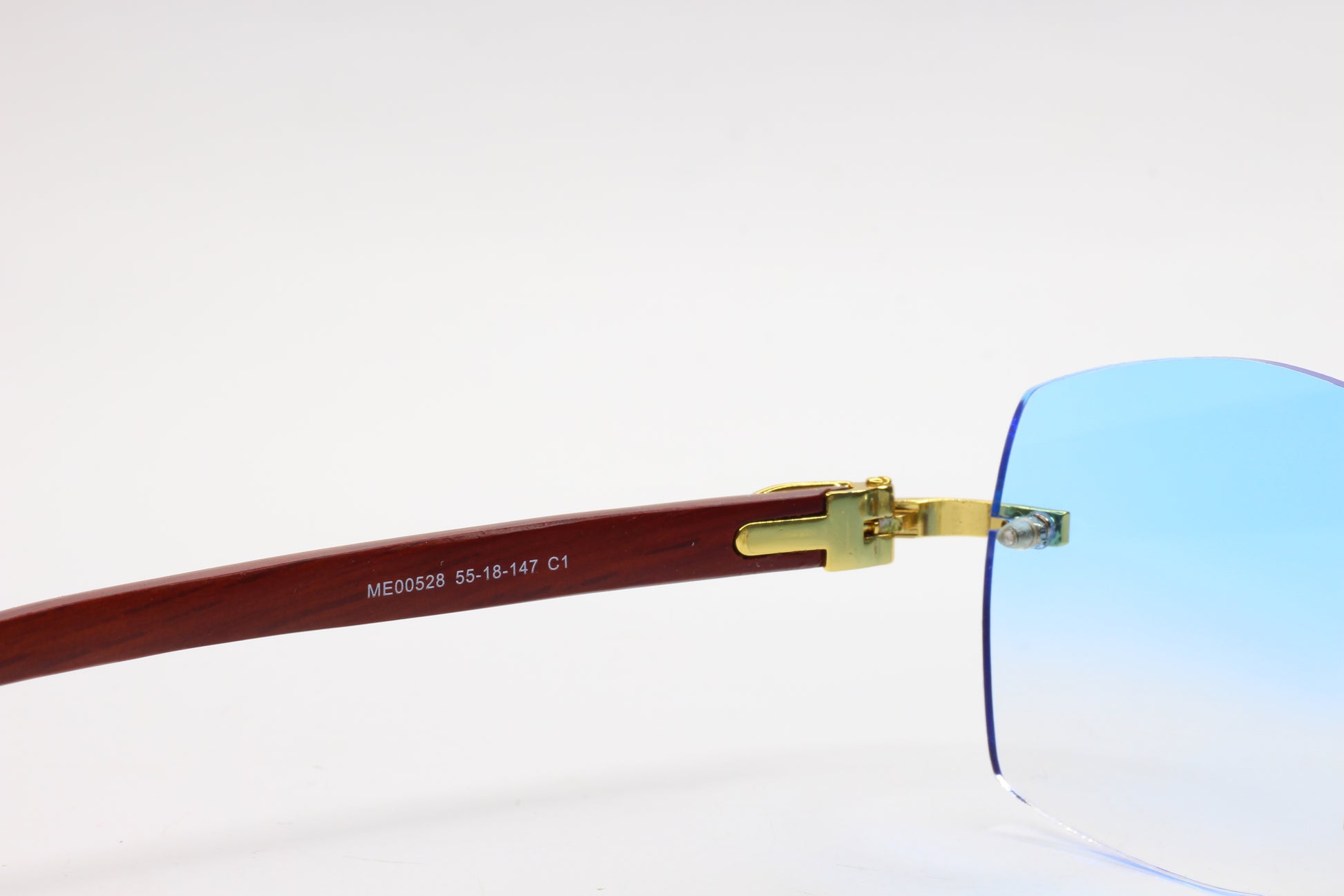 Myriad Eyewear ME00528 Ghost Gold & Wood Designer Luxury Sunglasses -Ma Optical Frames ABC Optical sunglasses