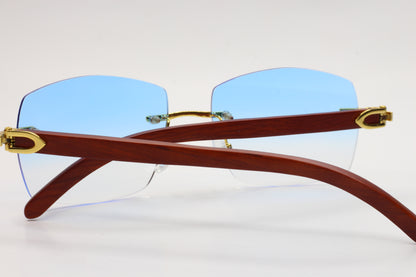 Myriad Eyewear ME00528 Ghost Gold & Wood Designer Luxury Sunglasses -Ma Optical Frames ABC Optical sunglasses