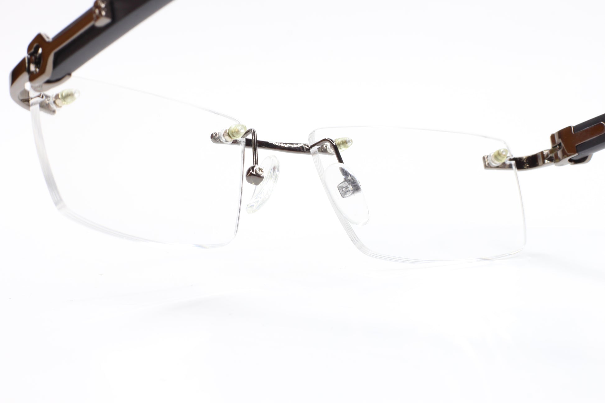 Myriad Eyewear ME00525 Gunmetal Rimless Designer Luxury Eyeglasses -Ma Optical Frames ABC Optical Eyeglasses