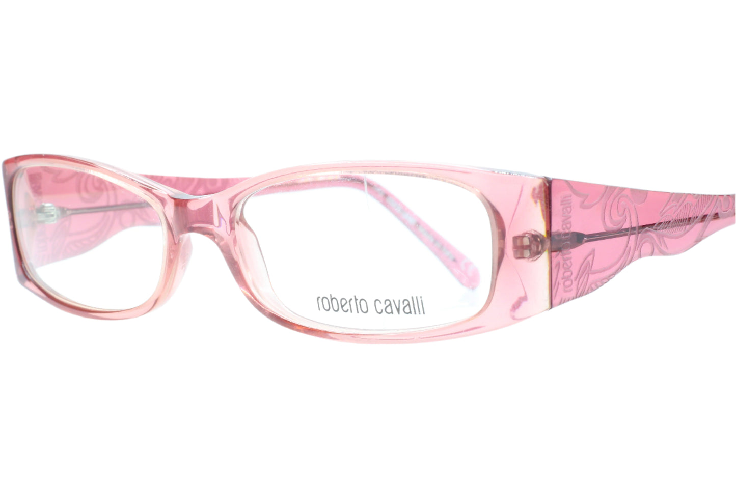 Roberto Cavalli Iride 142 L.79 Crystal Pink Luxury Italy Eyeglasses -Wo