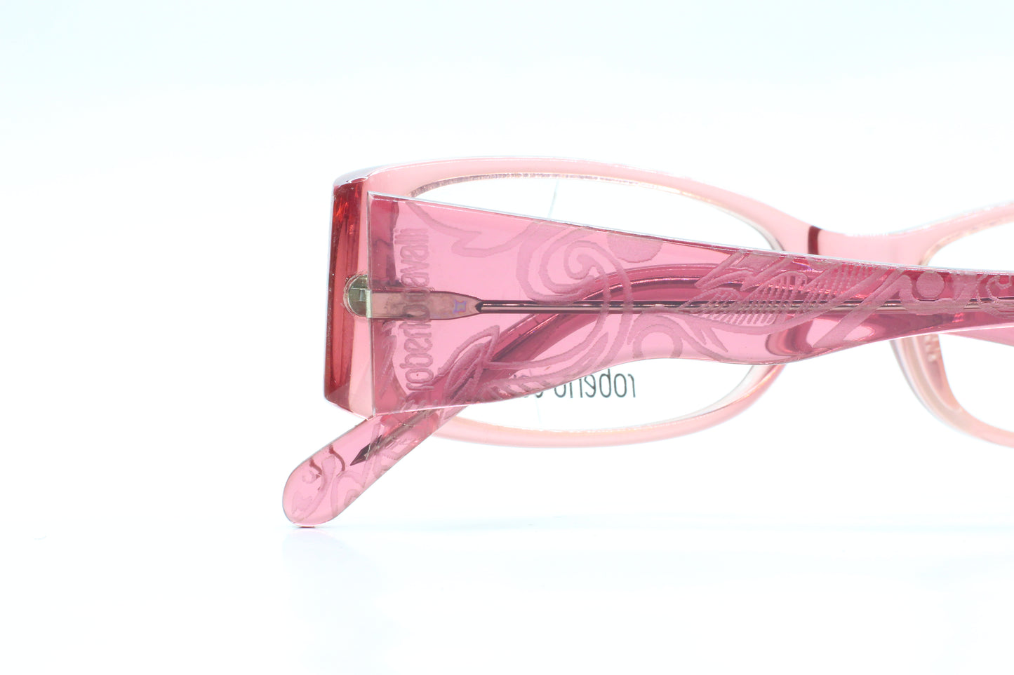 Roberto Cavalli Iride 142 L.79 Crystal Pink Luxury Italy Eyeglasses -Wo