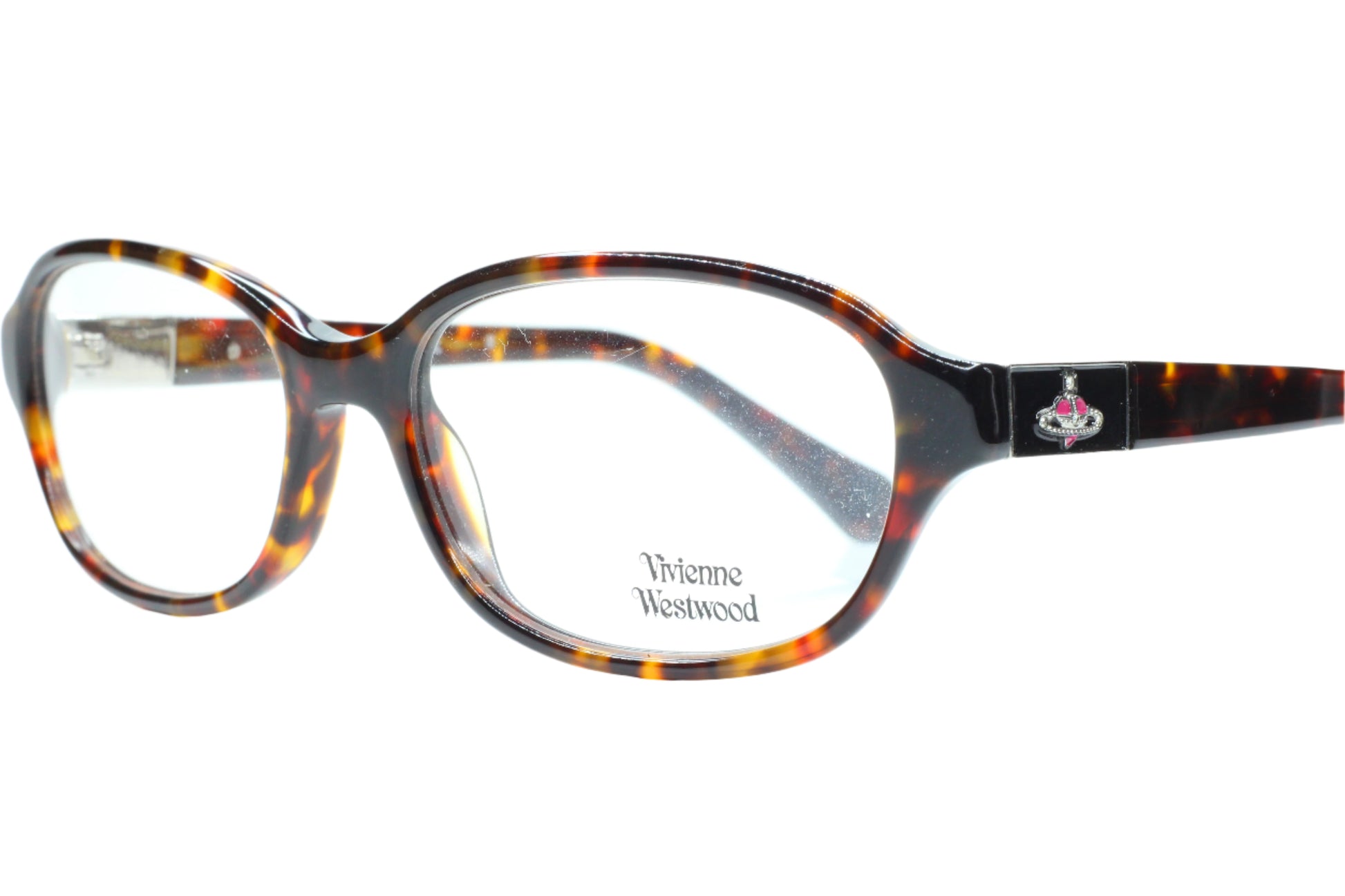 Vivienne Westwood VW26406 Brown Tortoise Luxury Italy Eyeglasses -Wo Optical Frames ABC Optical Eyeglasses