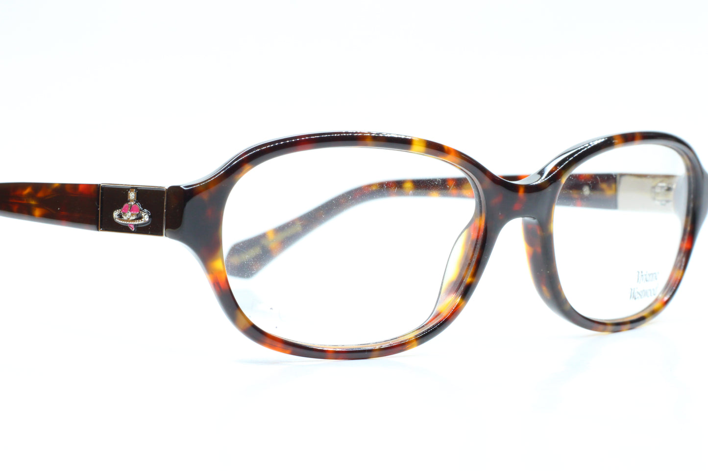 Vivienne Westwood VW26406 Brown Tortoise Luxury Italy Eyeglasses -Wo Optical Frames ABC Optical Eyeglasses