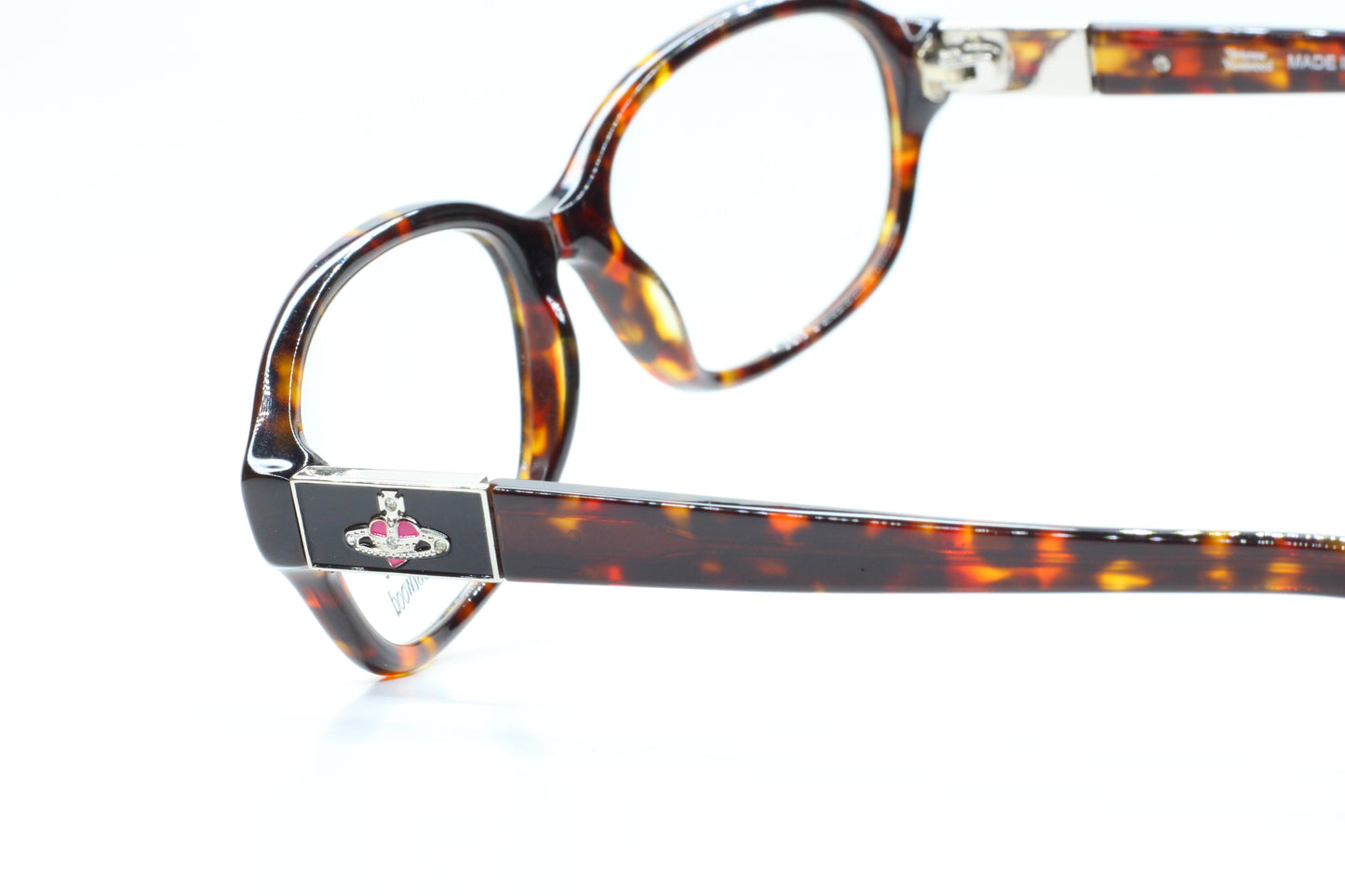 Vivienne Westwood VW26406 Brown Tortoise Luxury Italy Eyeglasses -Wo Optical Frames ABC Optical Eyeglasses