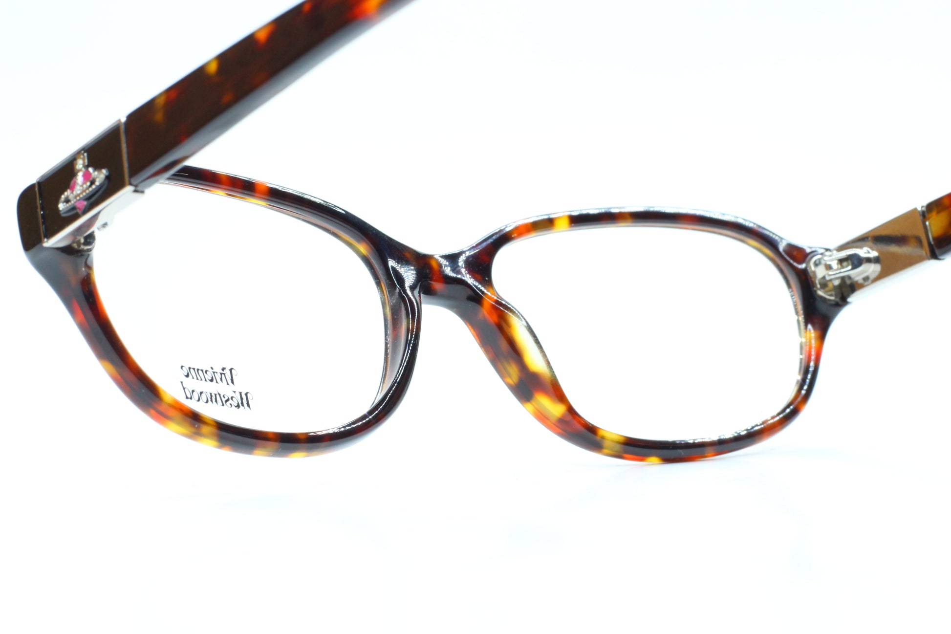 Vivienne Westwood VW26406 Brown Tortoise Luxury Italy Eyeglasses -Wo Optical Frames ABC Optical Eyeglasses