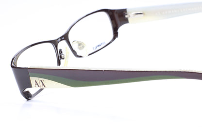 Armani Exchange AX234 1HV Black Green Metal Luxury Eyeglasses -Ma Optical Frames ABC Optical Eyeglasses