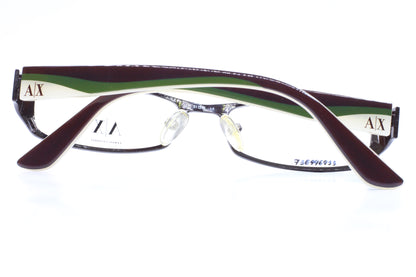 Armani Exchange AX234 1HV Black Green Metal Luxury Eyeglasses -Ma Optical Frames ABC Optical Eyeglasses