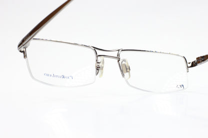 Polo Ralph Lauren PH1049 9002 Silver Half Rim Luxury Italy Eyeglasses -Ma Optical Frames ABC Optical Eyeglasses