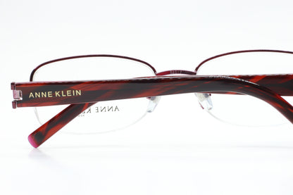 Anne Klein AK9109 523 Shiny Purple Semi Rimless Luxury Eyeglasses -Wo Optical Frames ABC Optical Eyeglasses