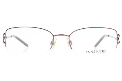 Anne Klein AK9062 434 Rose Gold Metallic Semi Rimless Luxury Eyeglasses -Wo 53-18-135 Rose Gold Semi-Rimless Optical Frames ABC Optical Eyeglasses