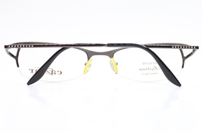 Caviar M1719 C82 Gunmetal Genuine Austrian Crystals Luxury Italy Eyeglasses -Wo Optical Frames ABC Optical Eyeglasses