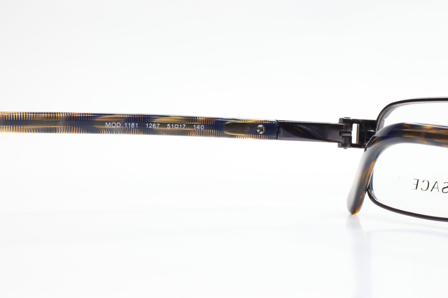 Versace VE1181 1267 Gunmetal Grey Metal Luxury Italy Eyeglasses -Ma Optical Frames ABC Optical Eyeglasses