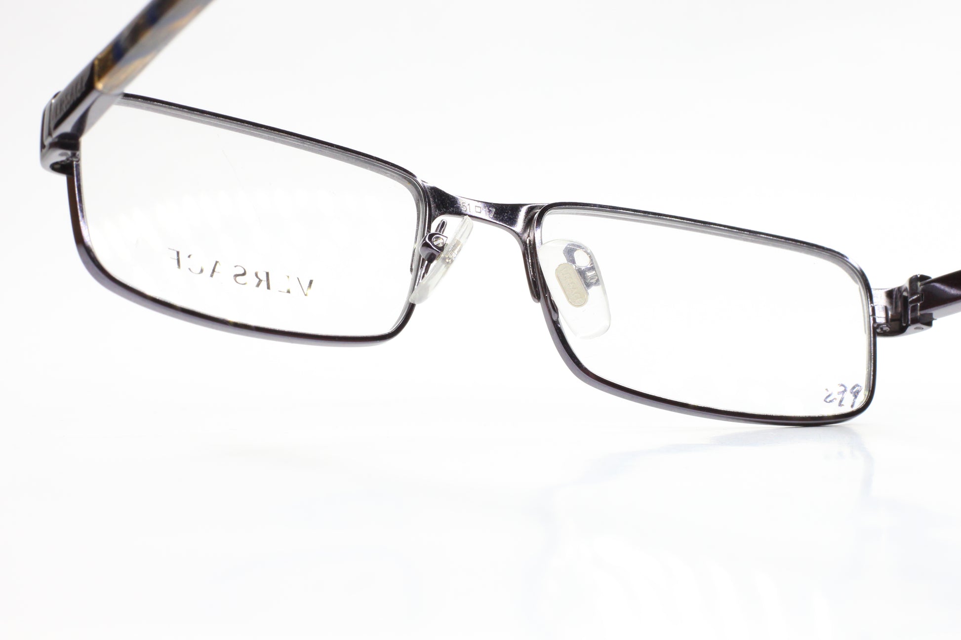 Versace VE1181 1267 Gunmetal Grey Metal Luxury Italy Eyeglasses -Ma Optical Frames ABC Optical Eyeglasses