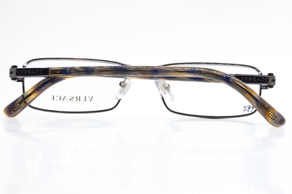 Versace VE1181 1267 Gunmetal Grey Metal Luxury Italy Eyeglasses -Ma Optical Frames ABC Optical Eyeglasses