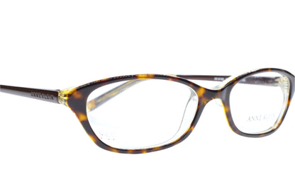 Anne Klein AK8102 233 Brown Tortoise Acetate Luxury Eyeglasses -Wo Optical Frames ABC Optical Eyeglasses