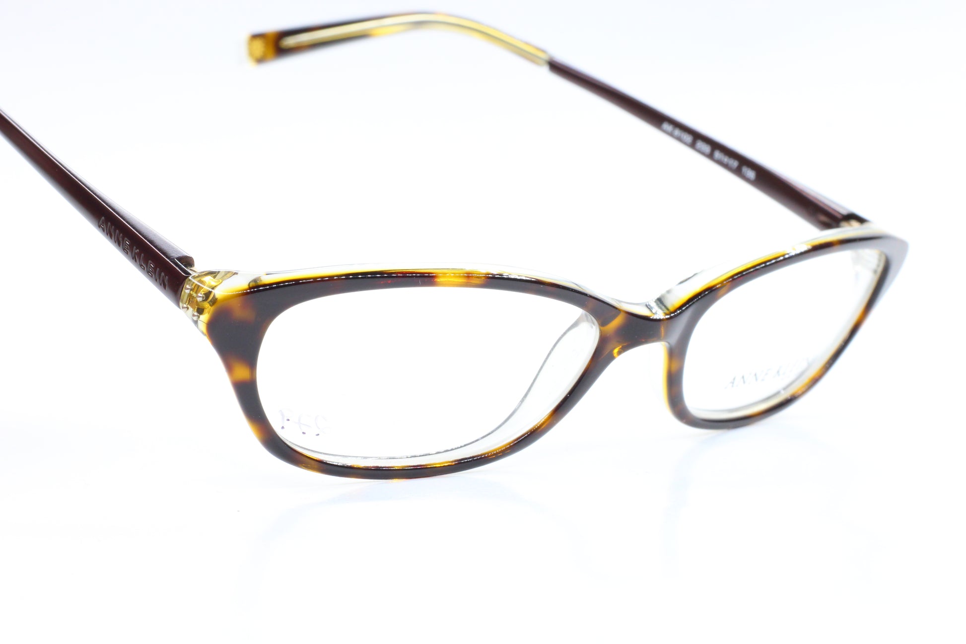 Anne Klein AK8102 233 Brown Tortoise Acetate Luxury Eyeglasses -Wo Optical Frames ABC Optical Eyeglasses