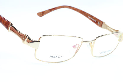 Dream Himax H664 Gold Metal Italy Design Eyeglasses 50mm -Wo Optical Frames ABC Optical Eyeglasses