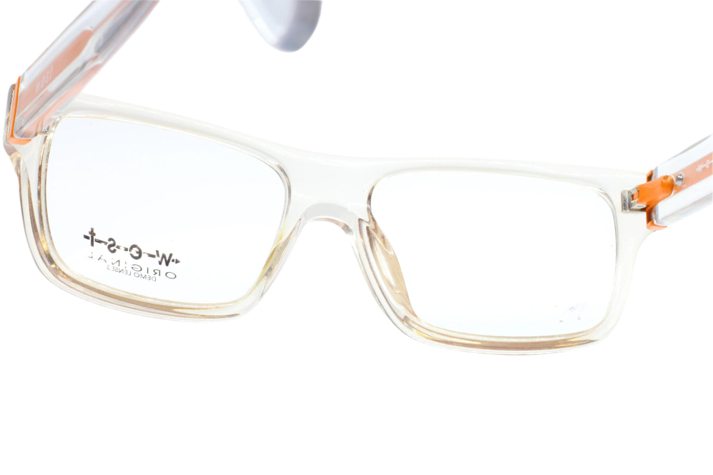 West 99492 C.2 Crystal Clear Acetate Designer Italy Eyeglasses -Ma Optical Frames ABC Optical Eyeglasses