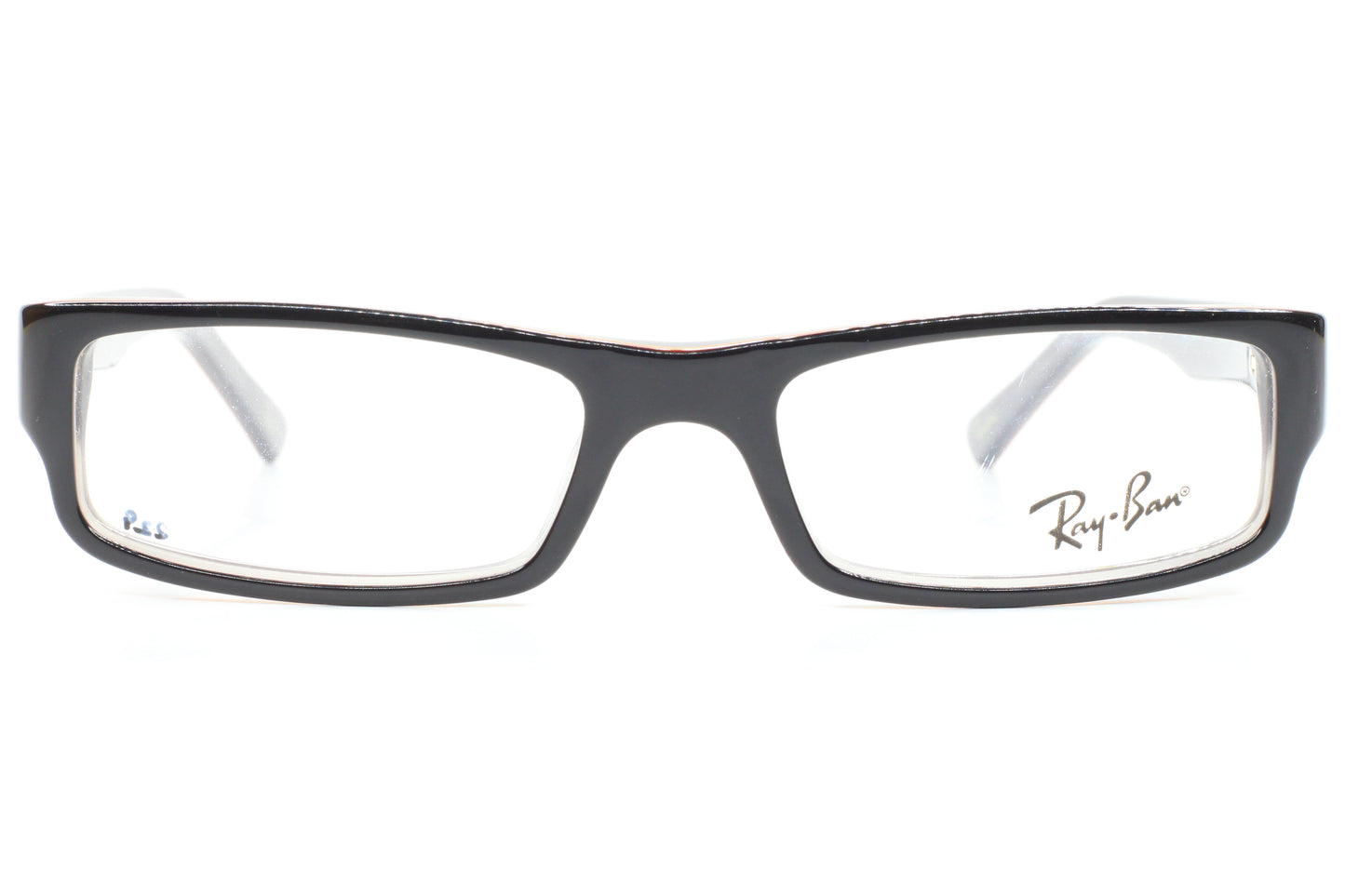 Ray-Ban RB5246 5091 Black Orange Designer Italy Eyeglasses -Wo 48-16-130 Black Orange Acetate Optical Frames ABC Optical Eyeglasses