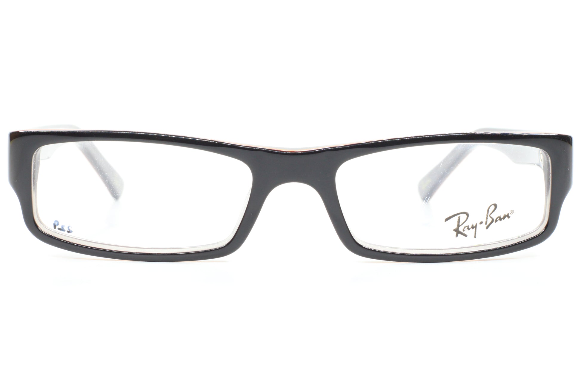 Ray-Ban RB5246 5091 Black Orange Designer Italy Eyeglasses -Wo 48-16-130 Black Orange Acetate Optical Frames ABC Optical Eyeglasses