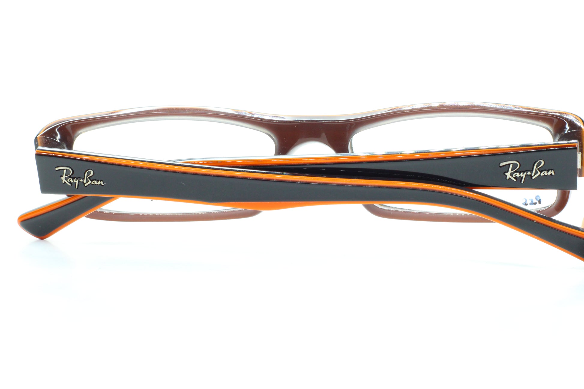 Ray-Ban RB5246 5091 Black Orange Designer Italy Eyeglasses -Wo Optical Frames ABC Optical Eyeglasses