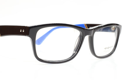 West 99494 C3 Black Blue Acetate Designer Italy Eyeglasses -Ma Optical Frames ABC Optical
