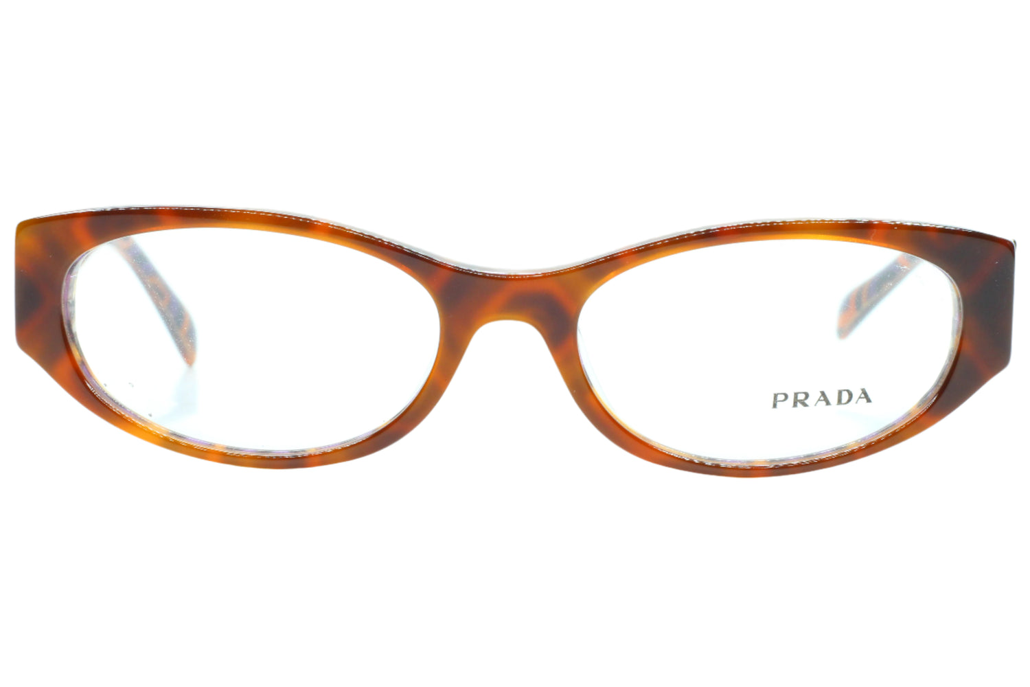 Prada VPR03P MAU-101 Havana Brown Luxury Italy Eyeglasses -Wo 53-17-140 Havana Brown Acetate Optical Frames ABC Optical Eyeglasses