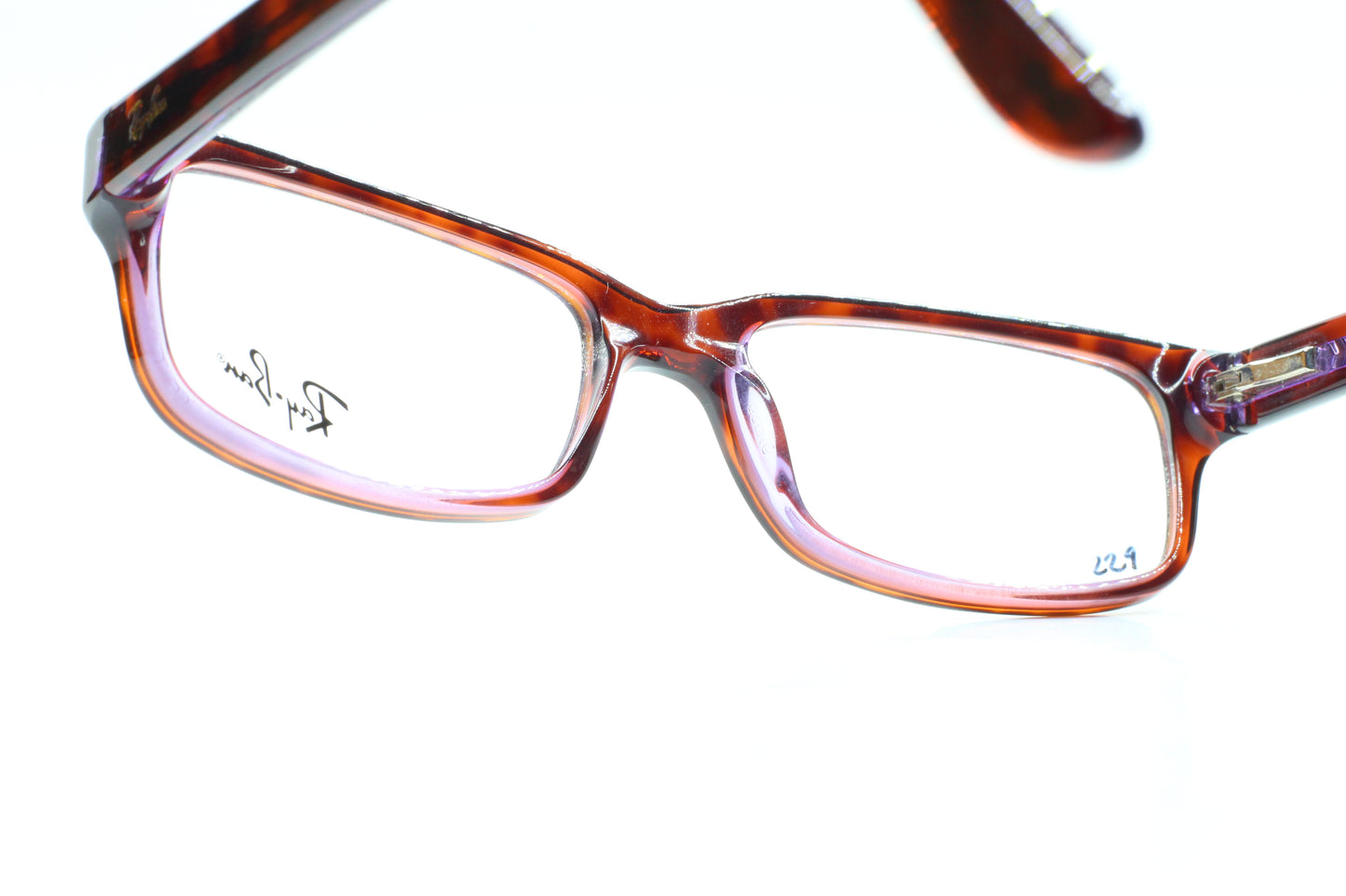 Ray-Ban RB5187 2442 Brown Tortoise Purple Acetate Designer Italy Eyeglasses -Wo Optical Frames ABC Optical Eyeglasses