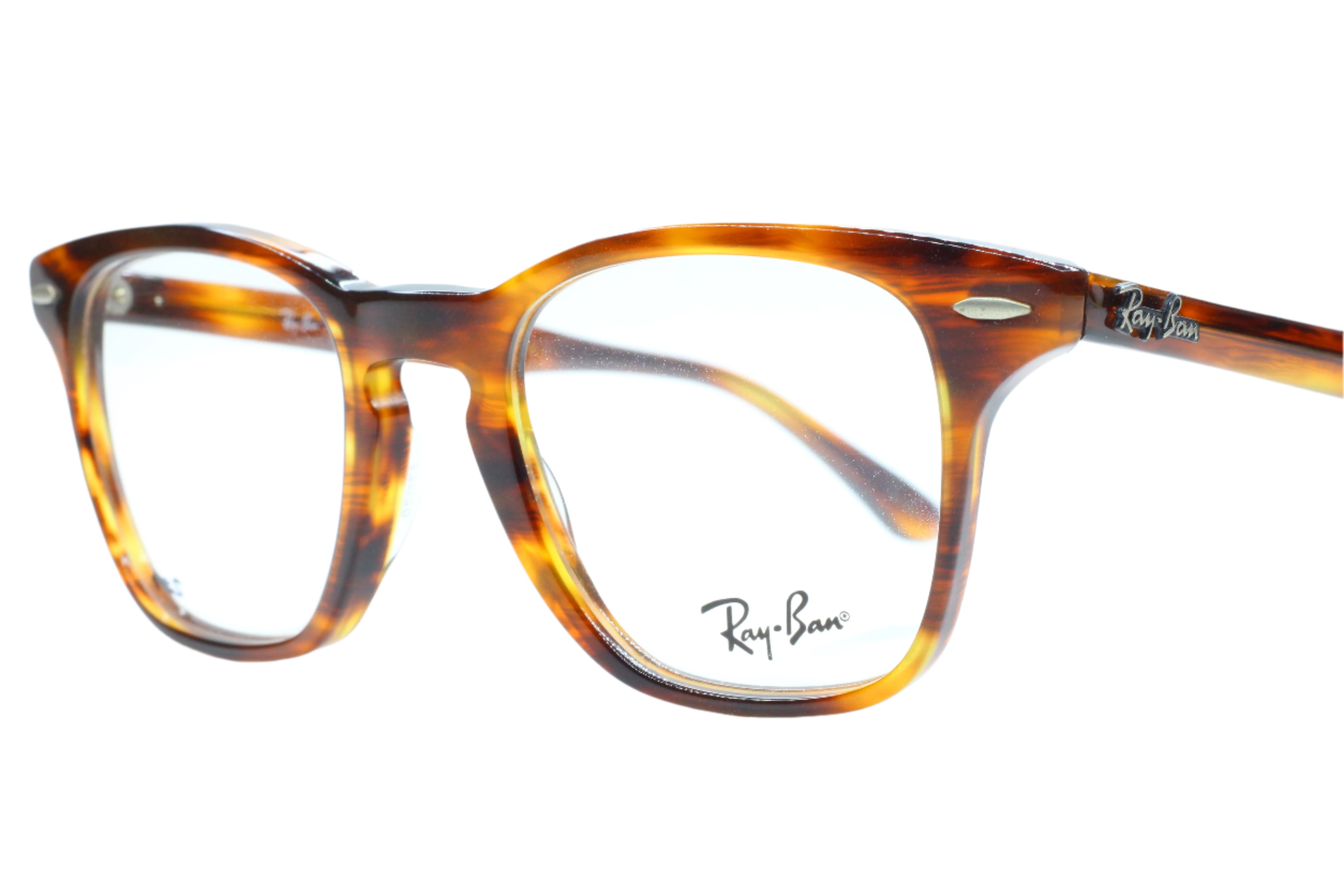 Ray-Ban RB5244 5043 Icons Brown Wayfarer Designer Italy Eyeglasses
