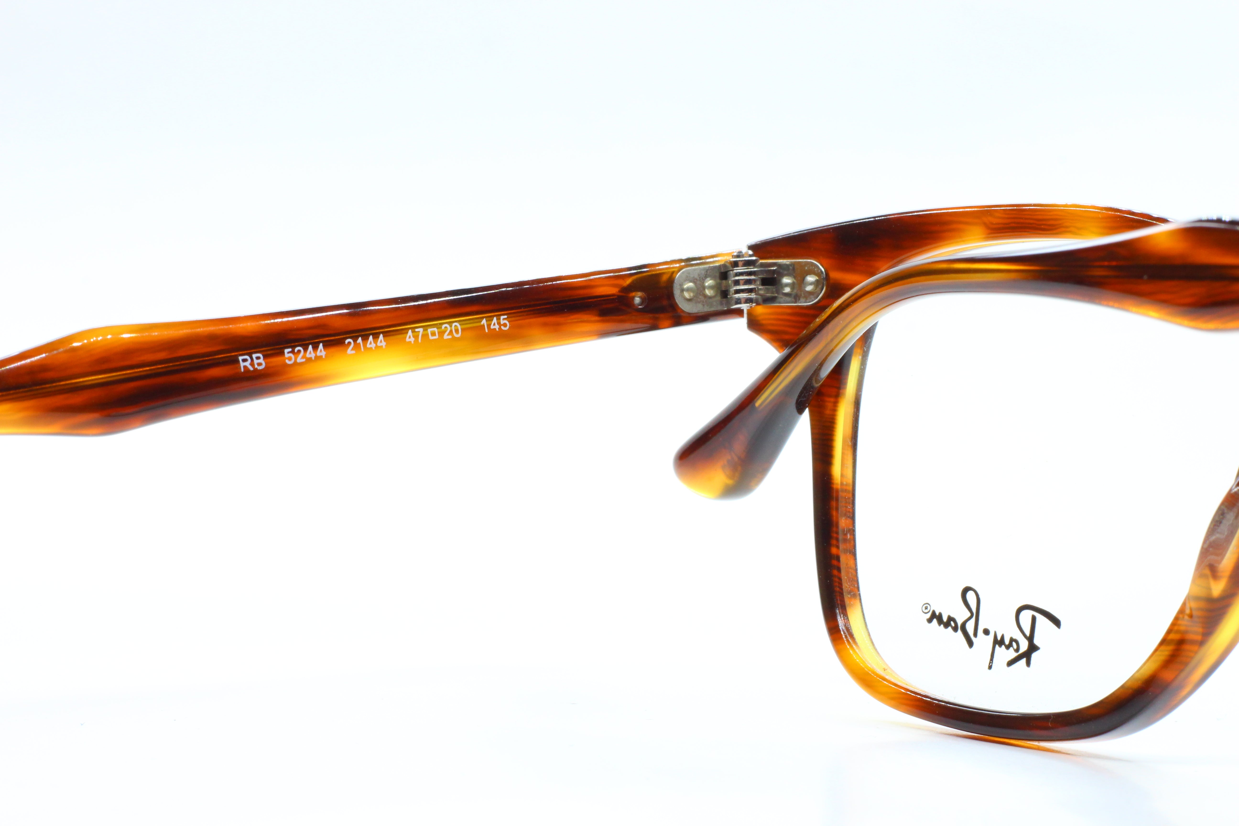 Ray-Ban RB5244 5043 Icons Brown Wayfarer Designer Italy Eyeglasses