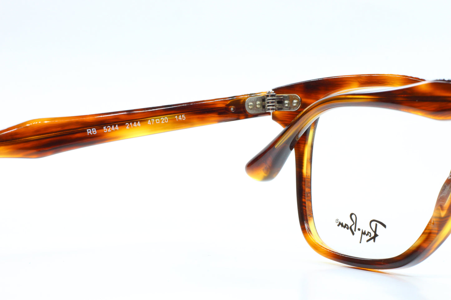 Ray-Ban RB5244 5043 Icons Brown Wayfarer Designer Italy Eyeglasses -Ma Optical Frames ABC Optical Eyeglasses