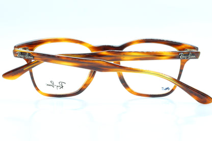Ray-Ban RB5244 5043 Icons Brown Wayfarer Designer Italy Eyeglasses -Ma Optical Frames ABC Optical Eyeglasses