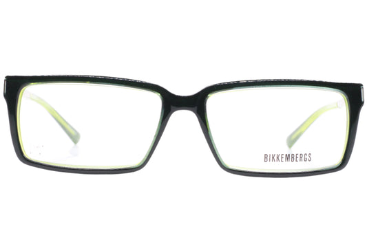 Bikkembergs BK15702 Dark Green Silver Designer Italy Eyeglasses