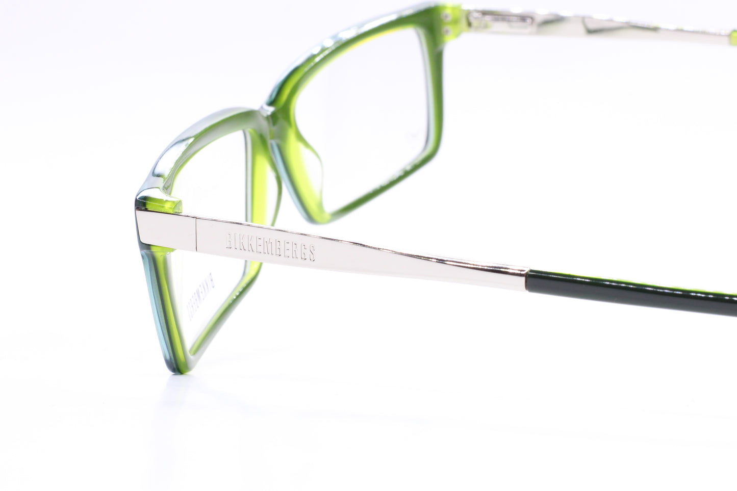 Bikkembergs BK15702 Dark Green Silver Designer Italy Eyeglasses