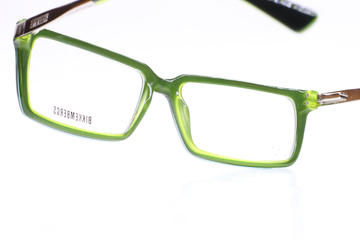 Bikkembergs BK15702 Dark Green Silver Designer Italy Eyeglasses