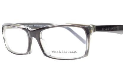 Rock & Republic RR009-02 B02 Black Gray Designer Italy Eyeglasses