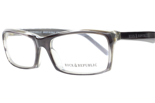 Rock & Republic RR009-02 B02 Black Gray Designer Italy Eyeglasses