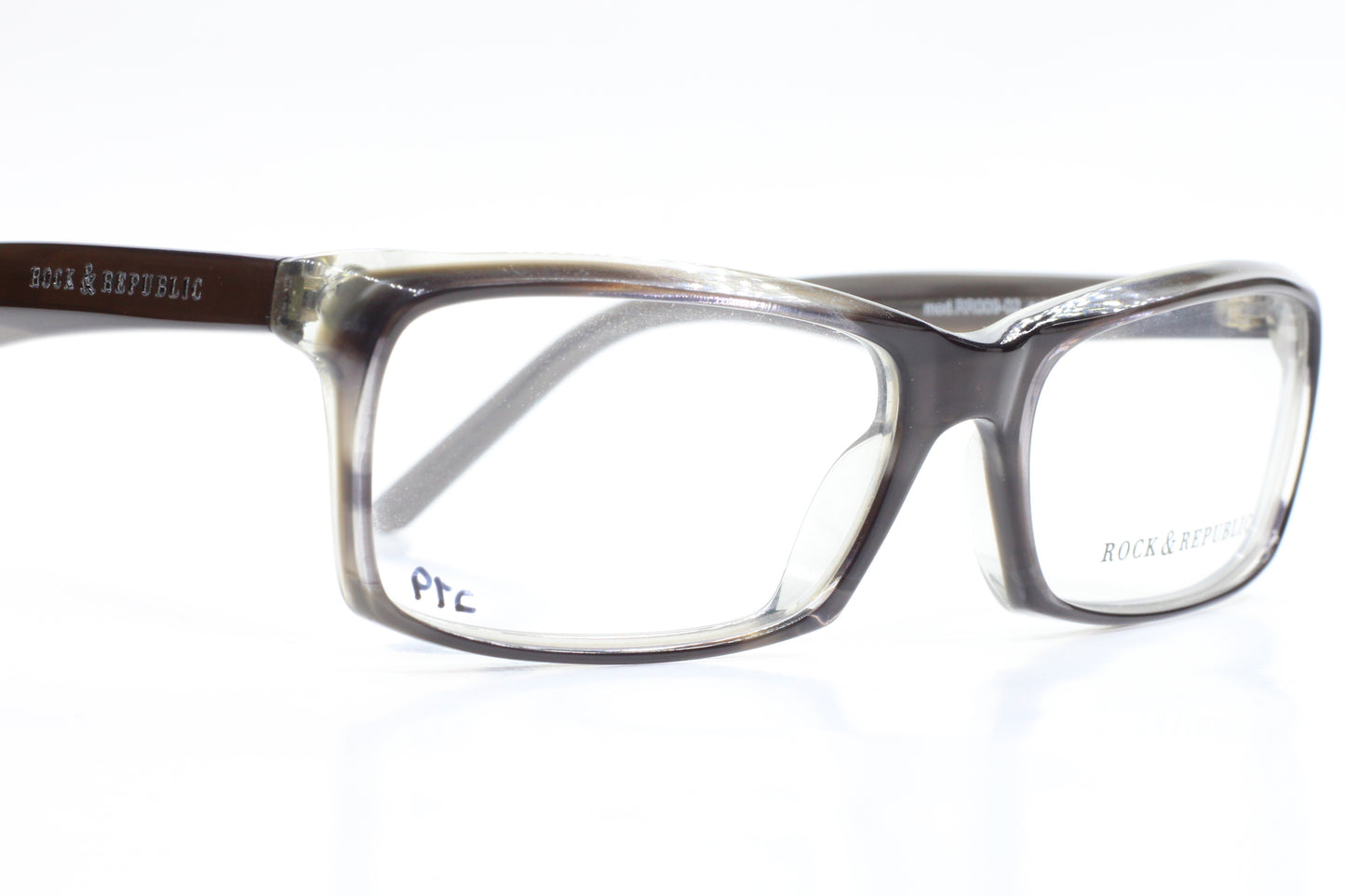 Rock & Republic RR009-02 B02 Black Gray Designer Italy Eyeglasses