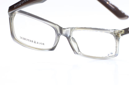 Rock & Republic RR009-02 B02 Black Gray Designer Italy Eyeglasses