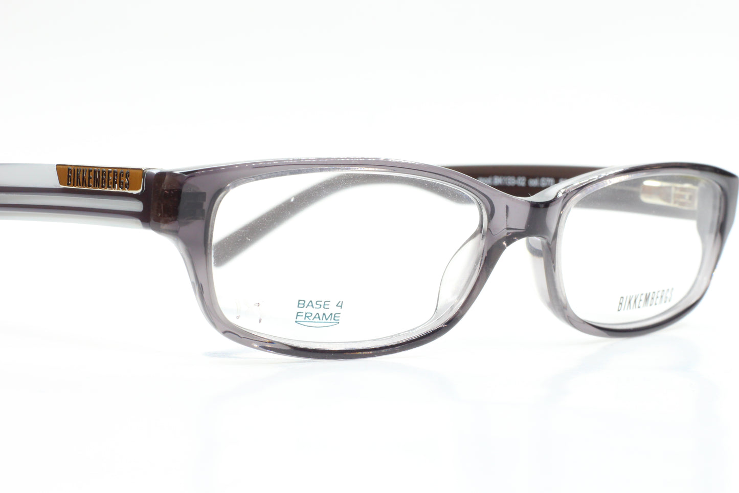 Bikkembergs BK133-02 G70 Clear Gray Blue Designer Italy Eyeglasses -Wo