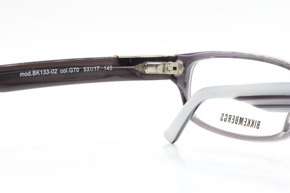 Bikkembergs BK133-02 G70 Clear Gray Blue Designer Italy Eyeglasses -Wo