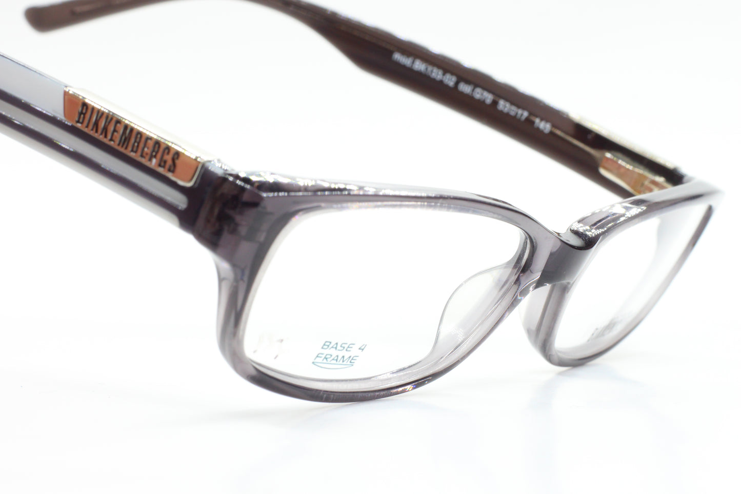 Bikkembergs BK133-02 G70 Clear Gray Blue Designer Italy Eyeglasses -Wo