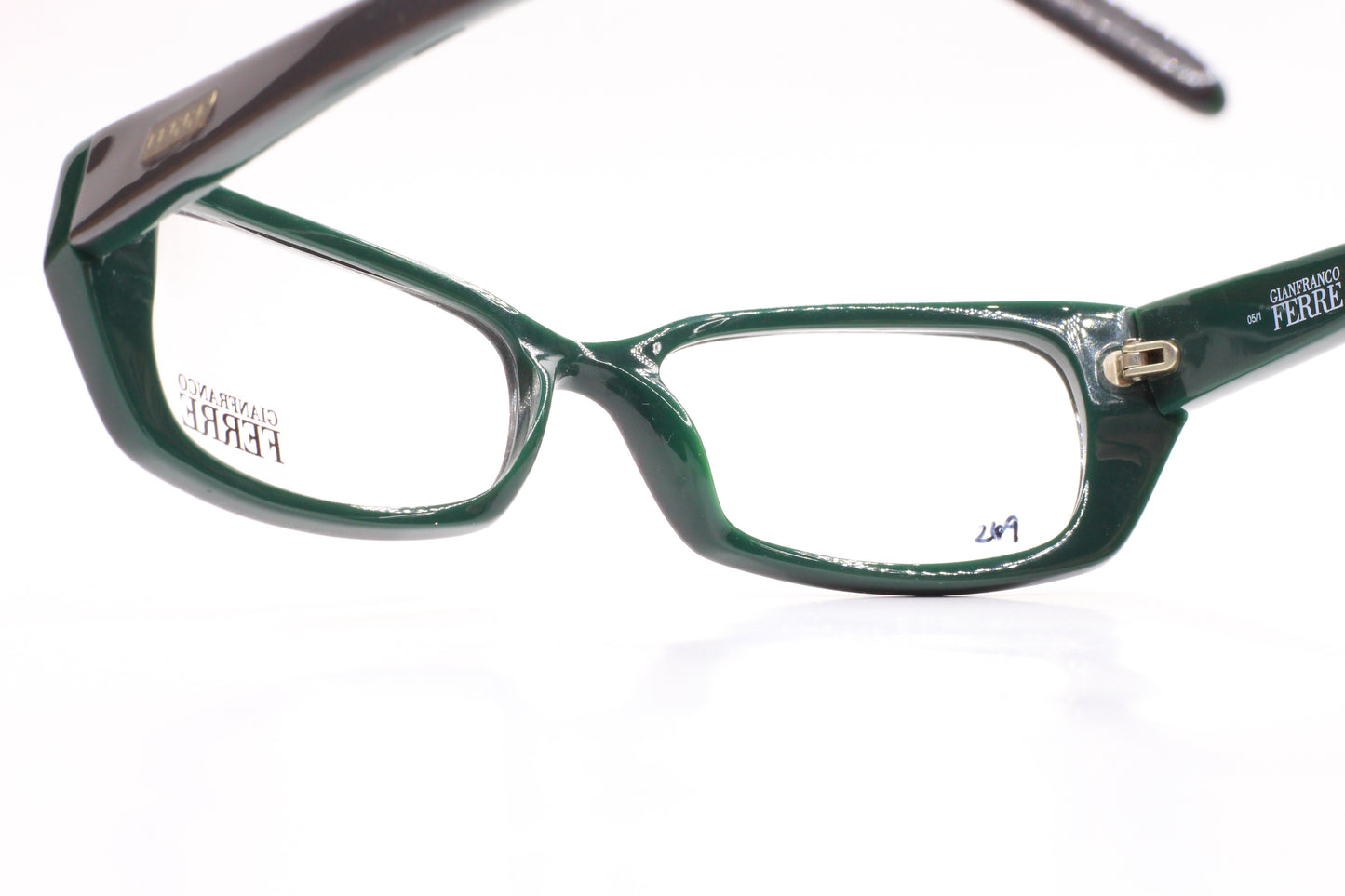 Gianfranco Ferre GF19501 Dark Gray Green Designer Italy Eyeglasses -Wo