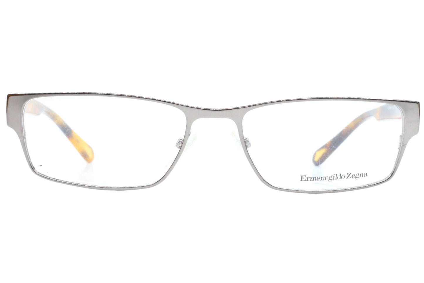 Ermenegildo Zegna VZ3099N 0568 Silver Havana Brown Italy Eyeglasses