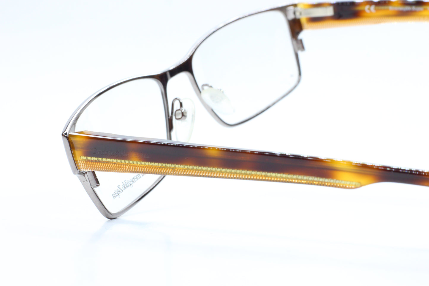 Ermenegildo Zegna VZ3099N 0568 Silver Havana Brown Italy Eyeglasses