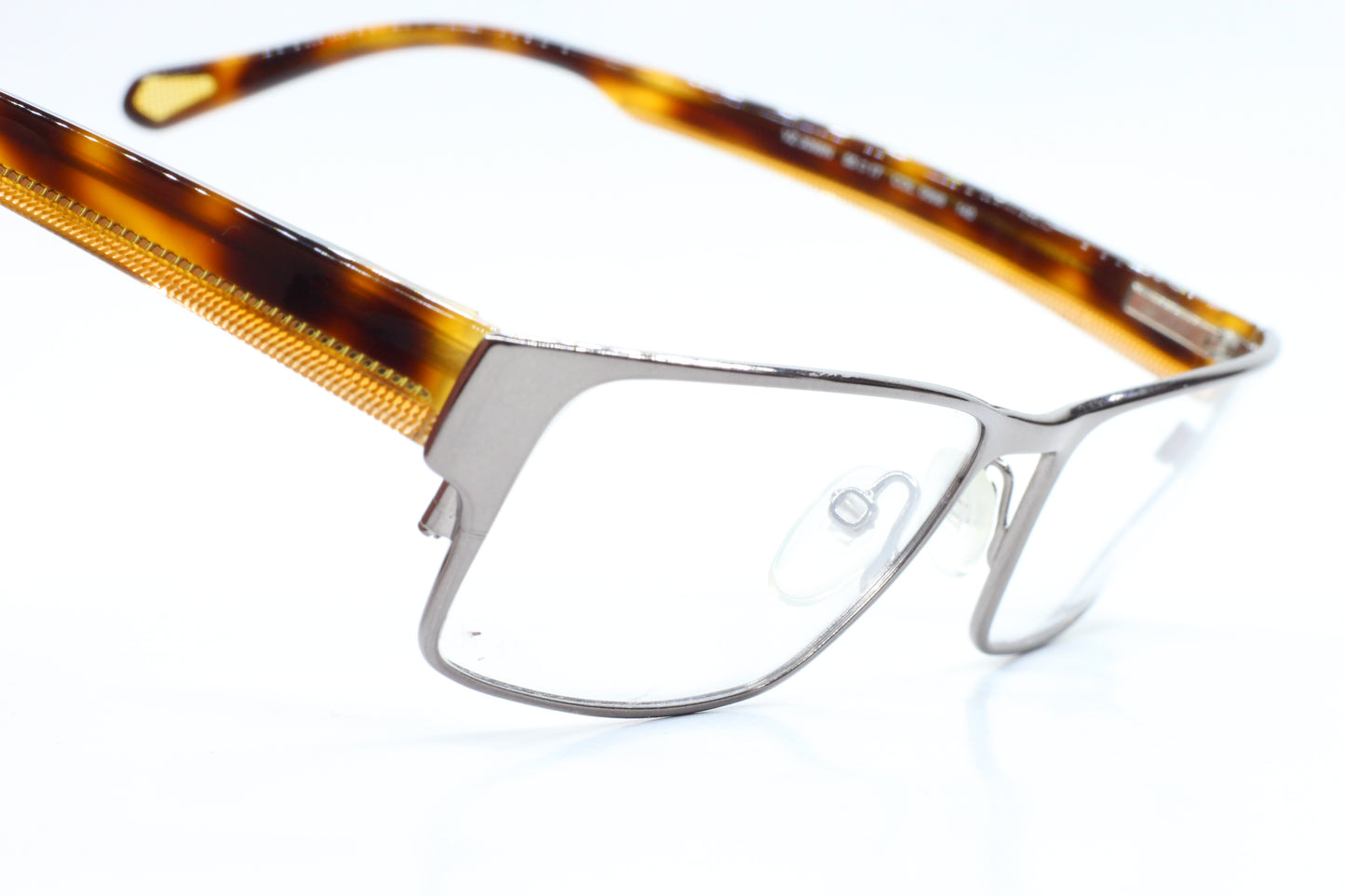 Ermenegildo Zegna VZ3099N 0568 Silver Havana Brown Italy Eyeglasses
