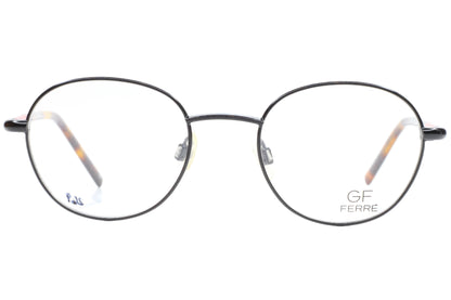 Gianfranco Ferre FF27204 Black Red Round Designer Italy Eyeglasses -Ma