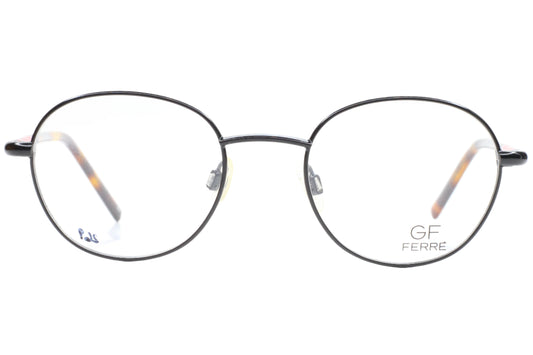 Gianfranco Ferre FF27204 Black Red Round Designer Italy Eyeglasses -Ma